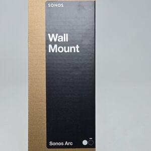 Sonos Black TV Wall Mount Brand New In Box, Never Opened.